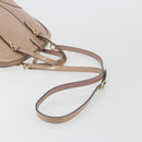 GUCCI Micro GG Canvas Guccissima Bag Patent Leather 2way Pink Beige Auth mr2719-9