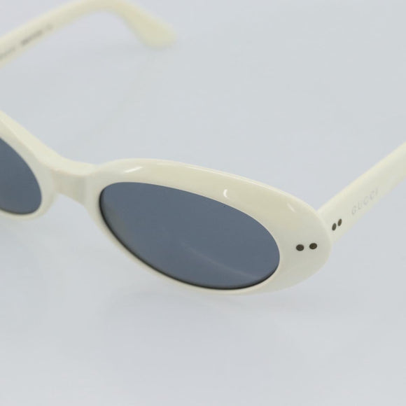 GUCCI Sunglasses Plastic White Auth mr2720A