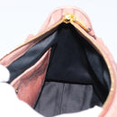 Miu Miu Hand Bag Leather Pink Gold Auth mr2722-19