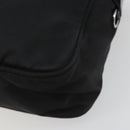 PRADA Shoulder Bag Nylon Black Silver Auth mr2725A-17