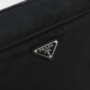 PRADA Shoulder Bag Nylon Black Silver Auth mr2725A-19