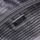 PRADA Shoulder Bag Nylon Black Silver Auth mr2725A-20