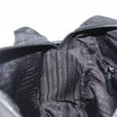 PRADA Shoulder Bag Nylon Black Silver Auth mr2725A-22