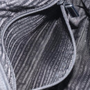 PRADA Shoulder Bag Nylon Black Silver Auth mr2725A-24