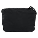 PRADA Shoulder Bag Nylon Black Silver Auth mr2725A-2