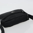 PRADA Shoulder Bag Nylon Black Silver Auth mr2725A-6