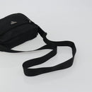 PRADA Shoulder Bag Nylon Black Silver Auth mr2725A-7
