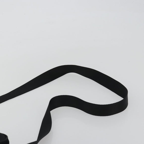 PRADA Shoulder Bag Nylon Black Silver Auth mr2725A