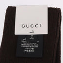 GUCCI Socks Cotton Set of 4 Pairs Beige Brown Navy Auth mr2726-27