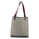 GUCCI GG Supreme Sherry Line Tote Bag PVC Navy Gold 40 02 003 Auth mr2727-3