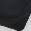 SAINT LAURENT Hand Bag Nylon Black Gold Auth mr2728-15