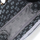 SAINT LAURENT Hand Bag Nylon Black Gold Auth mr2728-11
