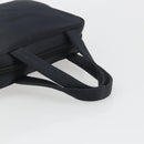 SAINT LAURENT Hand Bag Nylon Black Gold Auth mr2728-7