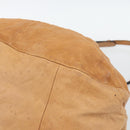 Chloe Etel Shoulder Bag Leather 2way Brown Gold Auth mr2737-12