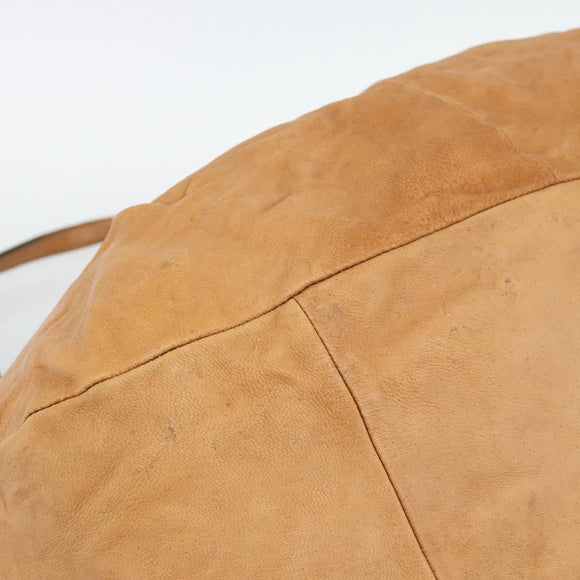 Chloe Etel Shoulder Bag Leather 2way Brown Gold Auth mr2737