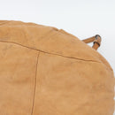 Chloe Etel Shoulder Bag Leather 2way Brown Gold Auth mr2737-14