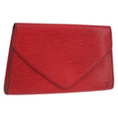 LOUIS VUITTON Epi Art Deco Clutch Bag Red M52637 LV Auth mr2738-1