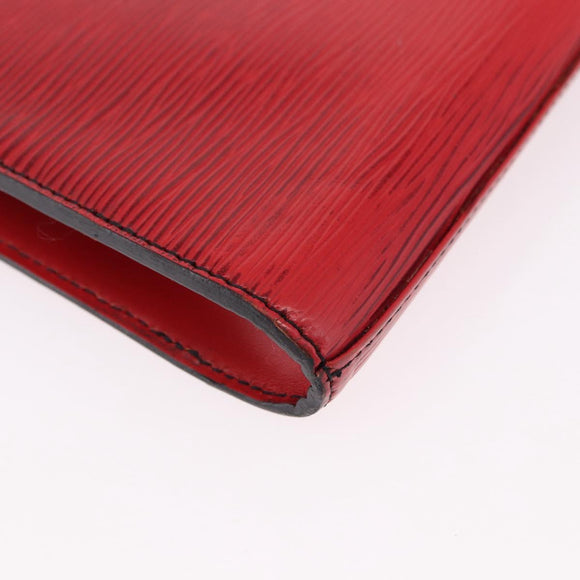 LOUIS VUITTON Epi Art Deco Clutch Bag Red M52637 LV Auth mr2738
