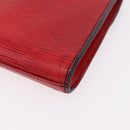 LOUIS VUITTON Epi Art Deco Clutch Bag Red M52637 LV Auth mr2738-16