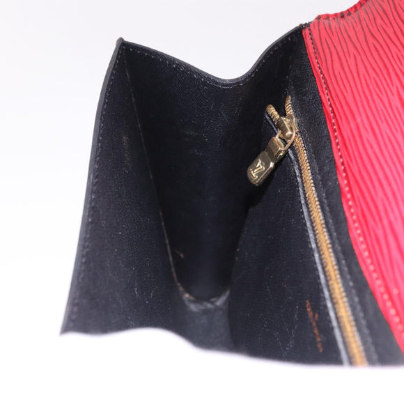 LOUIS VUITTON Epi Art Deco Clutch Bag Red M52637 LV Auth mr2738