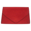 LOUIS VUITTON Epi Art Deco Clutch Bag Red M52637 LV Auth mr2738-13