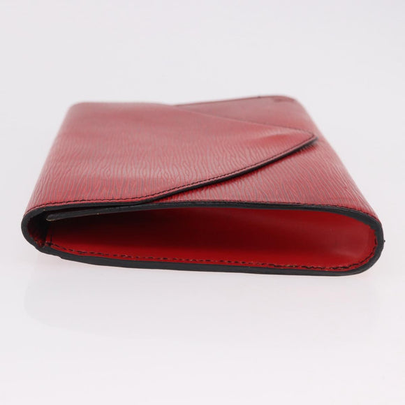 LOUIS VUITTON Epi Art Deco Clutch Bag Red M52637 LV Auth mr2738