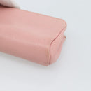 CHANEL Pouch Caviar Skin Pink Gold CC Auth mr2739-15