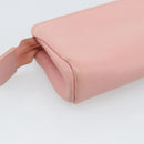 CHANEL Pouch Caviar Skin Pink Gold CC Auth mr2739-16