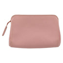 CHANEL Pouch Caviar Skin Pink Gold CC Auth mr2739-2