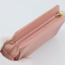 CHANEL Pouch Caviar Skin Pink Gold CC Auth mr2739-5