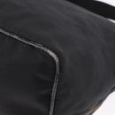 FENDI Shoulder Bag Canvas Black Gold Auth mr2741-13