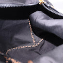 FENDI Shoulder Bag Canvas Black Gold Auth mr2741-17