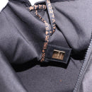 FENDI Shoulder Bag Canvas Black Gold Auth mr2741-18