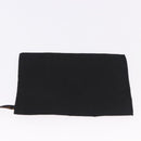 FENDI Shoulder Bag Canvas Black Gold Auth mr2741-21