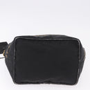 FENDI Shoulder Bag Canvas Black Gold Auth mr2741-9