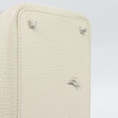 LOEWE Hand Bag Canvas Gray Silver Auth mr2742-10