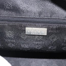 LOEWE Hand Bag Canvas Gray Silver Auth mr2742-18