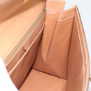 CELINE Macadam Canvas Hand Bag PVC Leather Brown Gold Auth mr2743-18