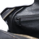 CELINE Macadam Canvas Hand Bag PVC Leather Black Gold Auth mr2745A-19