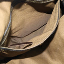 FENDI Zucca Canvas Hand Bag Black Brown Auth mr2746-20