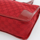 GUCCI GG Canvas Hand Bag Red Gold 000 0855 Auth mr2748-9