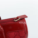 GUCCI GG Canvas Hand Bag Red Gold 000 0855 Auth mr2748-10