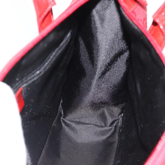 GUCCI GG Canvas Hand Bag Red Gold 000 0855 Auth mr2748
