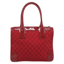 GUCCI GG Canvas Hand Bag Red Gold 000 0855 Auth mr2748-2
