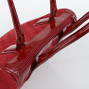 GUCCI GG Canvas Hand Bag Red Gold 000 0855 Auth mr2748-6