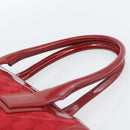 GUCCI GG Canvas Hand Bag Red Gold 000 0855 Auth mr2748-8