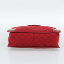GUCCI GG Canvas Hand Bag Red Gold 000 0855 Auth mr2748-5