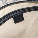 GUCCI GG Supreme Shoulder Bag PVC Navy Silver 201446 Auth mr2750A-18