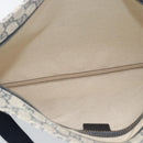 GUCCI GG Supreme Shoulder Bag PVC Navy Silver 201446 Auth mr2750A-19