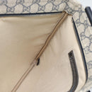 GUCCI GG Supreme Shoulder Bag PVC Navy Silver 201446 Auth mr2750A-20